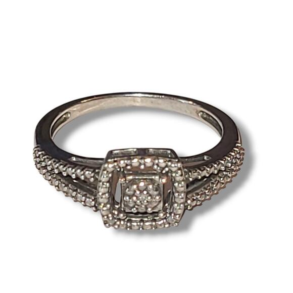 Sterling Silver 925 Art Deco Cocktail Ring Size 7, 2.39g - Picture 1 of 14